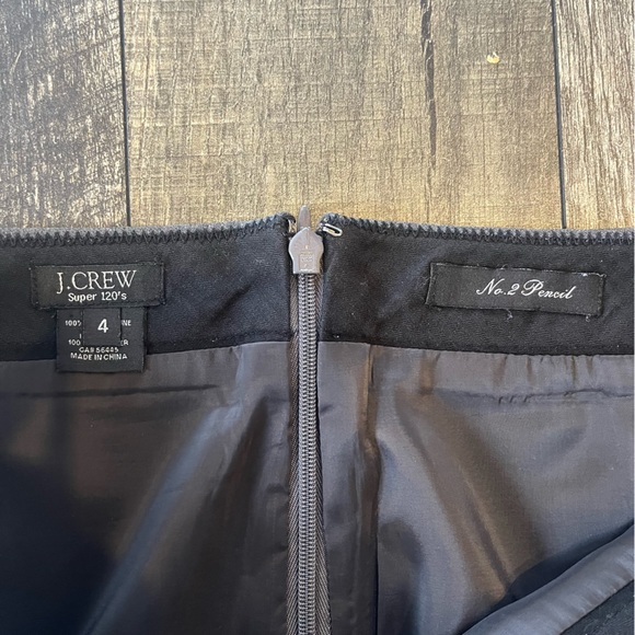 J CREW Super 120s Wool Skirt Suit - Picture 15 of 16